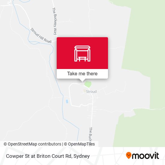 Cowper St at Briton Court Rd map