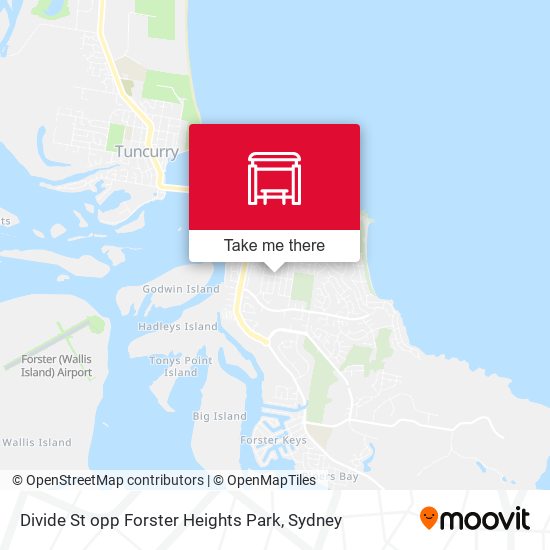 Divide St opp Forster Heights Park map