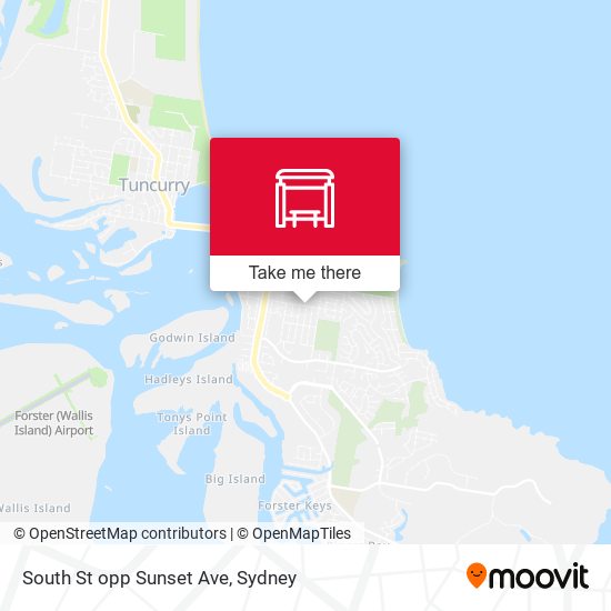 South St opp Sunset Ave map