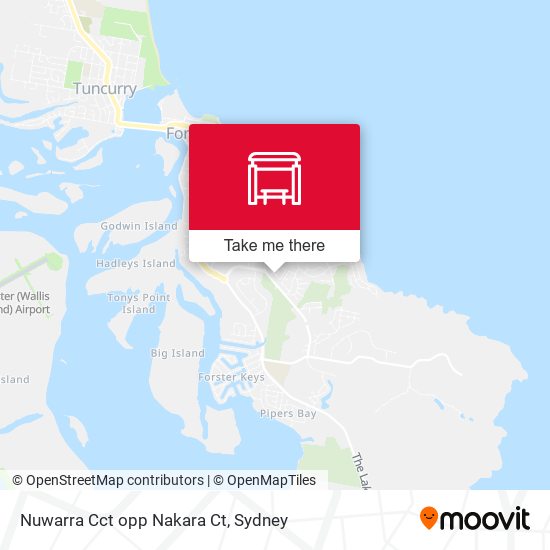 Nuwarra Cct opp Nakara Ct map