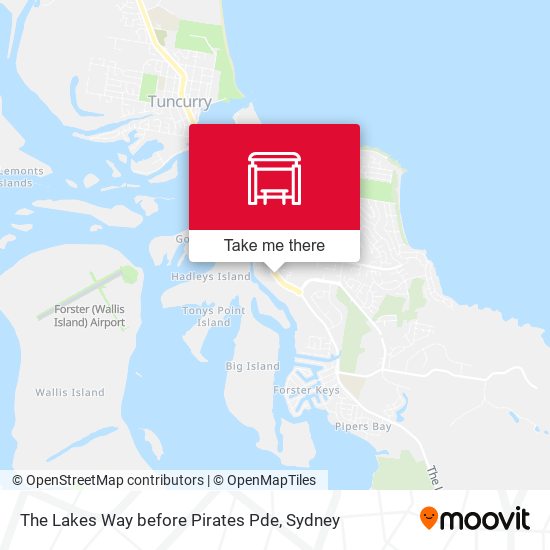 The Lakes Way before Pirates Pde map