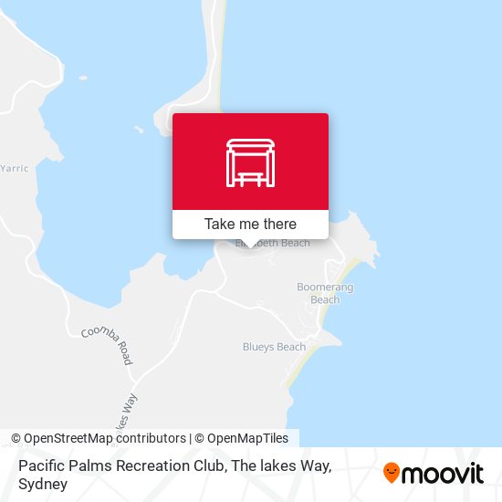 Pacific Palms Recreation Club, The lakes Way map