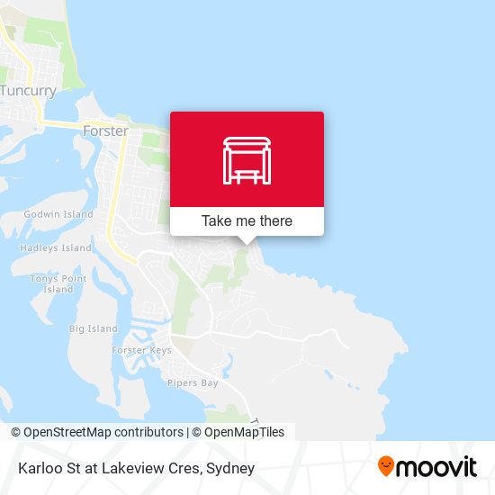 Karloo St at Lakeview Cres map