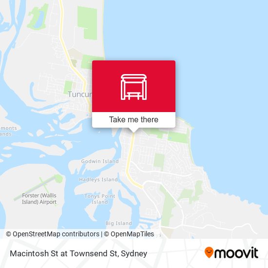 Macintosh St at Townsend St map