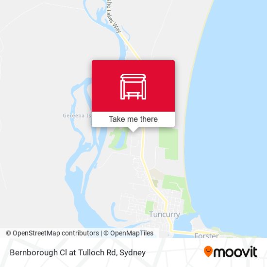 Bernborough Cl at Tulloch Rd map