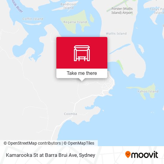 Kamarooka St at Barra Brui Ave map