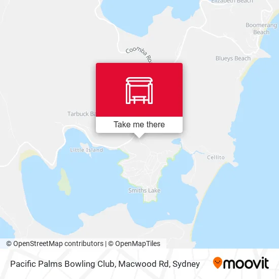 Pacific Palms Bowling Club, Macwood Rd map