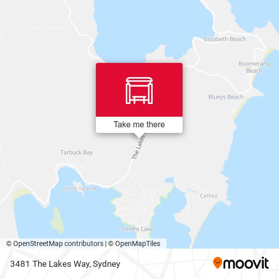 3481 The Lakes Way map