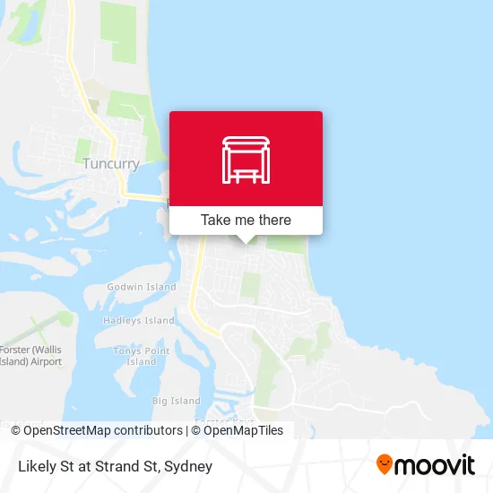 Likely St at Strand St map