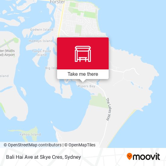 Bali Hai Ave at Skye Cres map