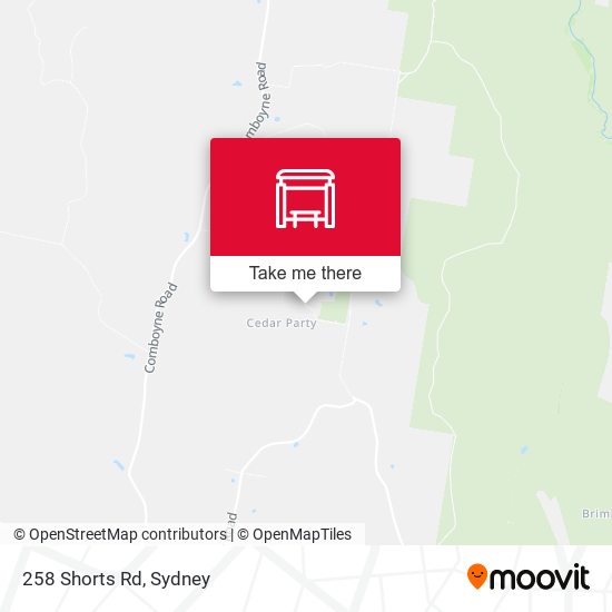 258 Shorts Rd map