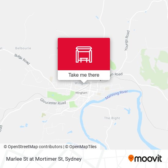 Marlee St at Mortimer St map