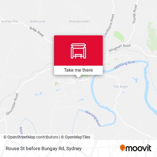 Rouse St before Bungay Rd map