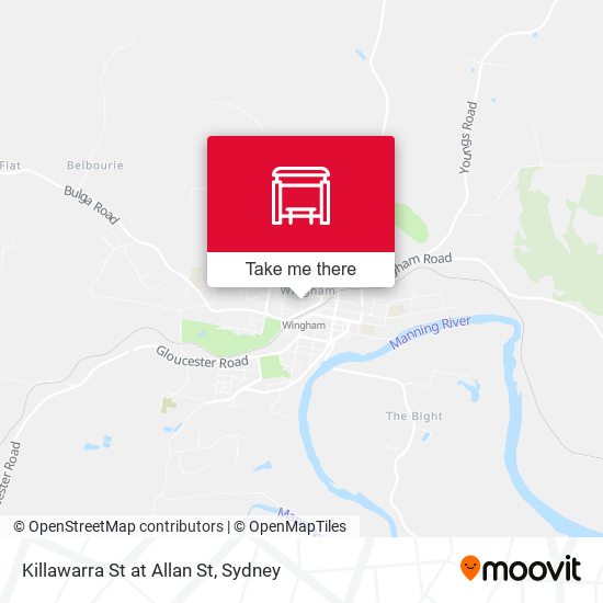 Killawarra St at Allan St map