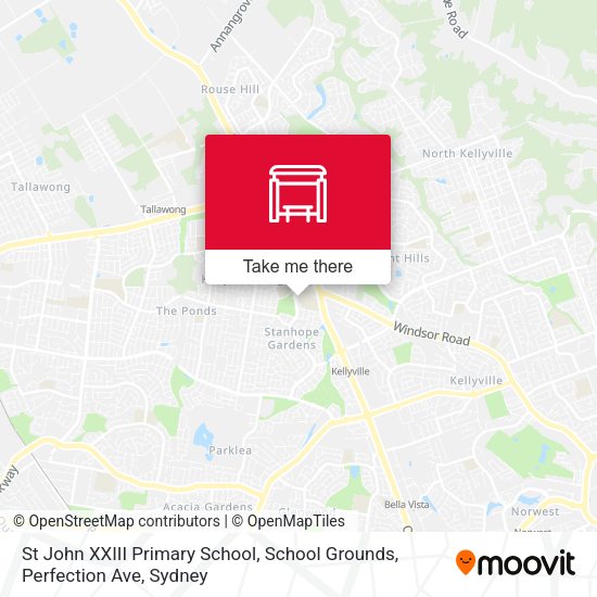 St John XXIII Primary School, School Grounds, Perfection Ave map