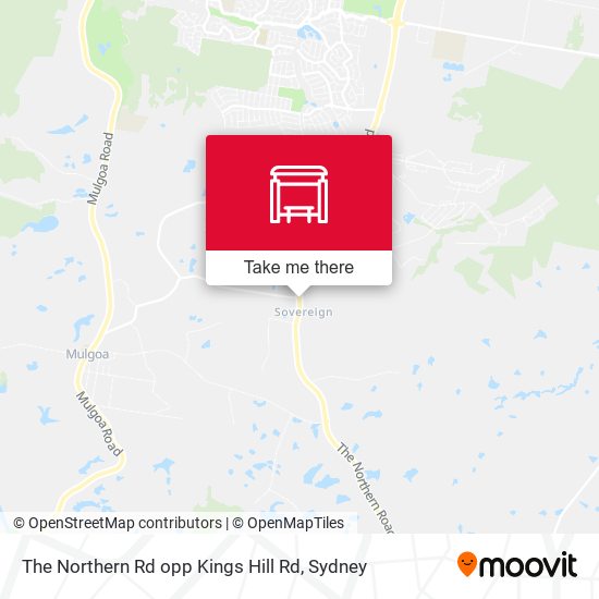 The Northern Rd opp Kings Hill Rd map