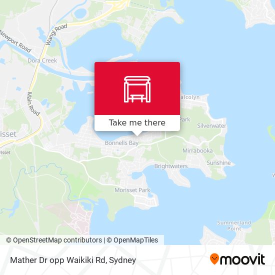 Mather Dr opp Waikiki Rd map