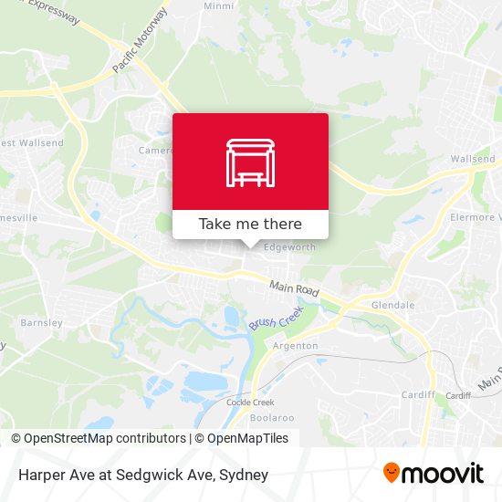 Harper Ave at Sedgwick Ave map