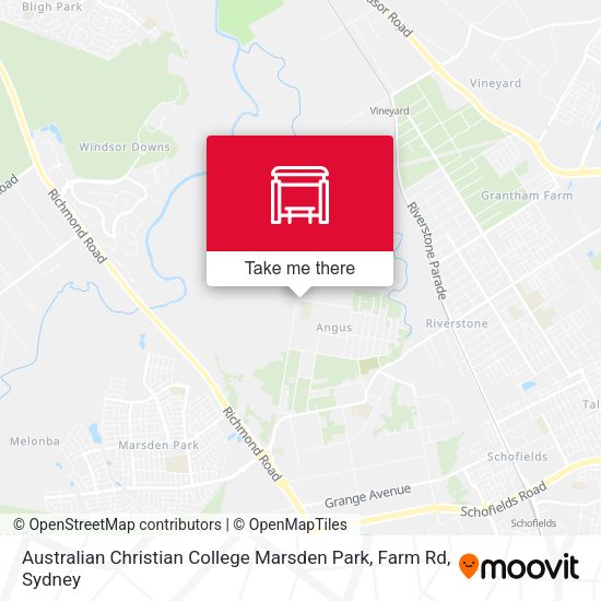 Australian Christian College Marsden Park, Farm Rd map