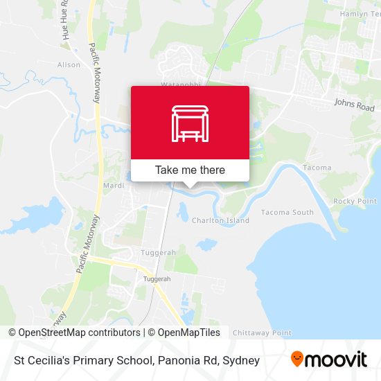 St Cecilia's Primary School, Panonia Rd map