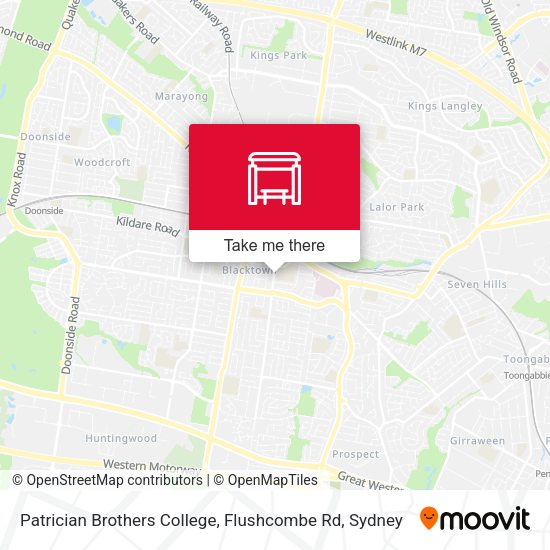 Patrician Brothers College, Flushcombe Rd map
