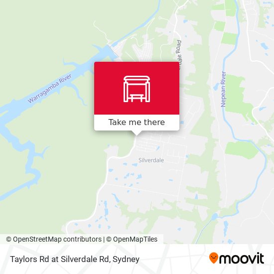 Taylors Rd at Silverdale Rd map