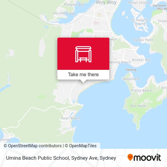 Umina Beach Public School, Sydney Ave map