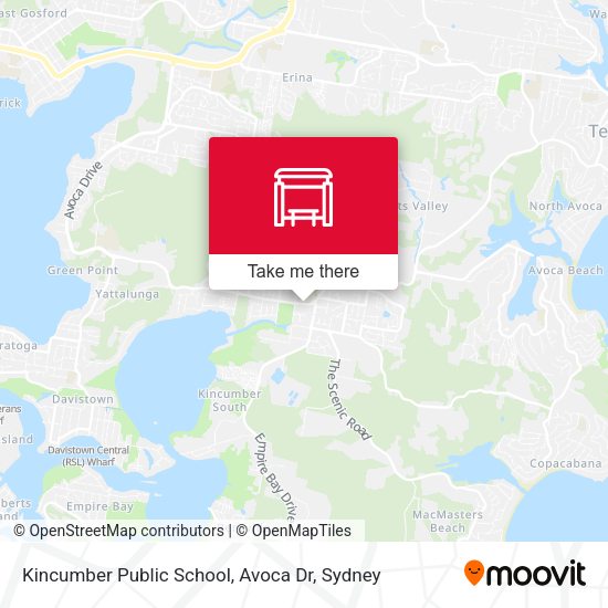 Kincumber Public School, Avoca Dr map