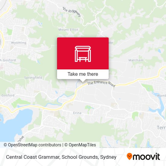 Central Coast Grammar, School Grounds map