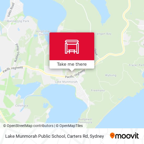 Lake Munmorah Public School, Carters Rd map