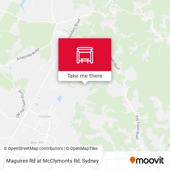 Maguires Rd at McClymonts Rd map