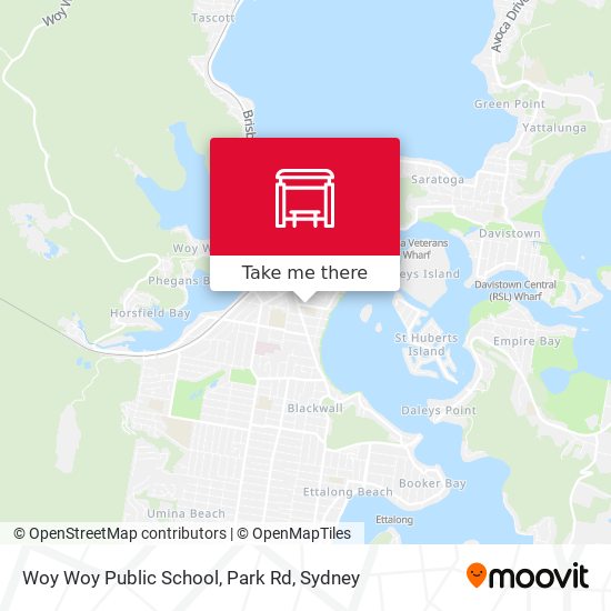 Mapa Woy Woy Public School, Park Rd