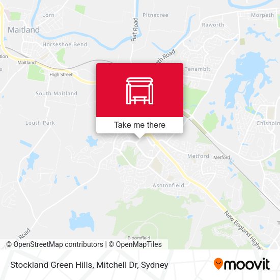 Stockland Green Hills, Mitchell Dr map