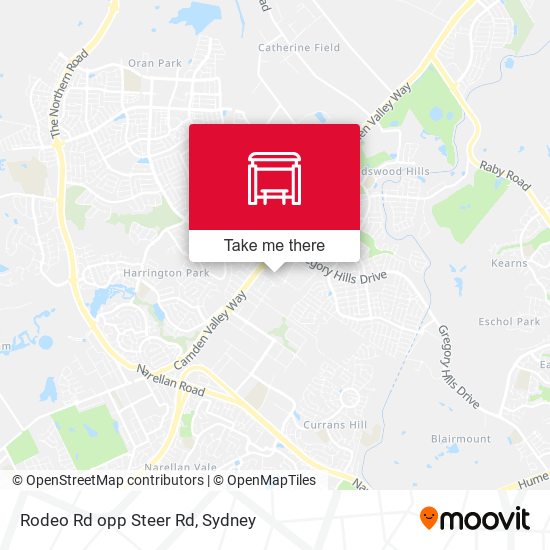 Rodeo Rd opp Steer Rd map