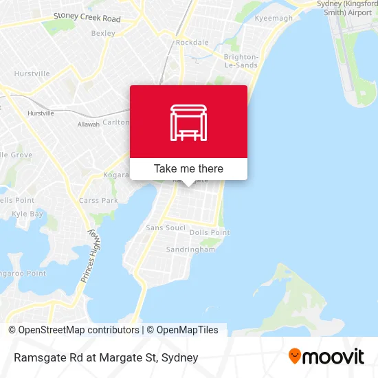 Ramsgate Rd at Margate St map