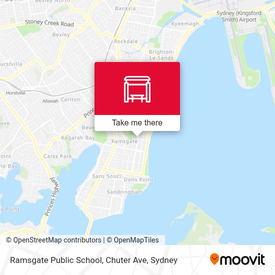 Mapa Ramsgate Public School, Chuter Ave