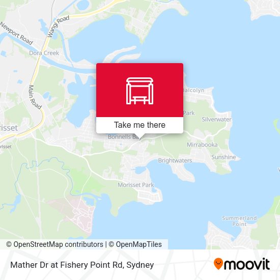 Mather Dr at Fishery Point Rd map