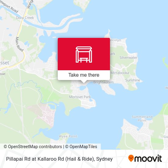 Pillapai Rd at Kallaroo Rd (Hail & Ride) map