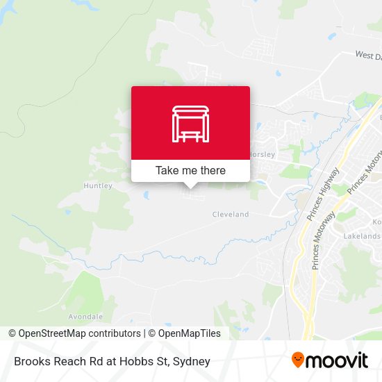 Brooks Reach Rd at Hobbs St map