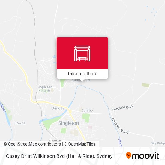 Casey Dr at Wilkinson Bvd (Hail & Ride) map
