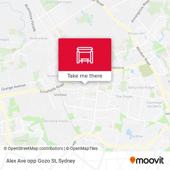 Alex Ave opp Gozo St map