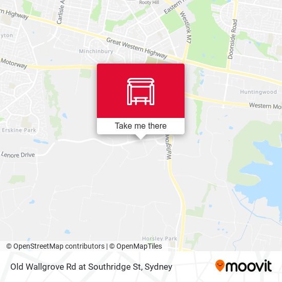 Old Wallgrove Rd at Southridge St map