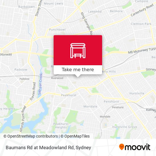 Baumans Rd at Meadowland Rd map