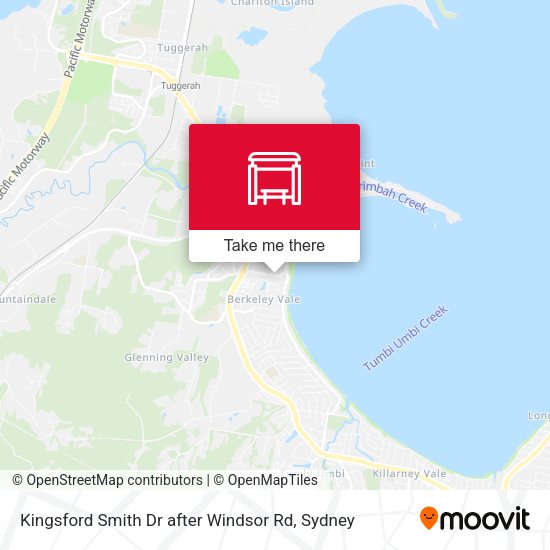 Kingsford Smith Dr after Windsor Rd map