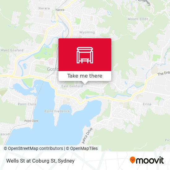 Wells St at Coburg St map