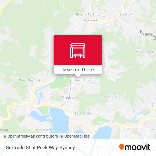 Gertrude St at Peek Way map