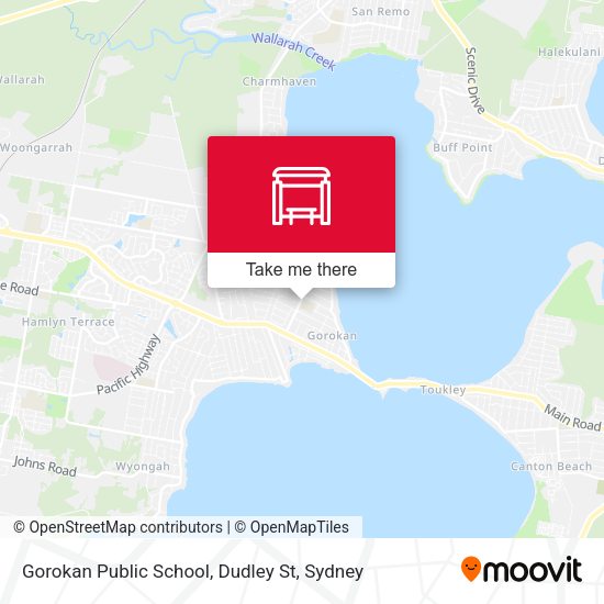 Gorokan Public School, Dudley St map
