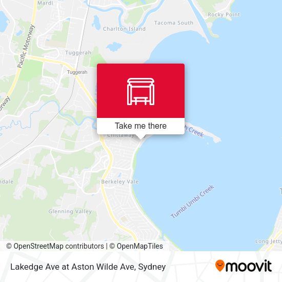 Lakedge Ave at Aston Wilde Ave map