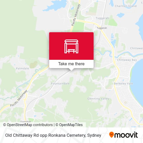 Old Chittaway Rd opp Ronkana Cemetery map