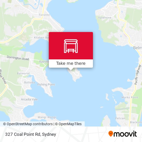 327 Coal Point Rd map